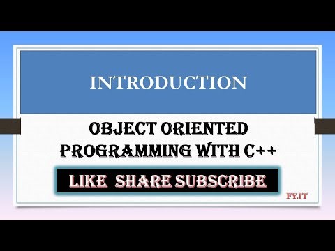 OOP with C++ Practical Introduction | FYIT | Bansode Tech Solution