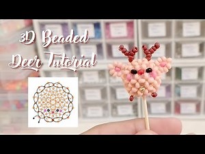 3D Beaded Animal Tutorials : Deer, Easy Steps For Beginners