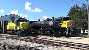 CNW周末在伊利诺伊铁路博物馆52824