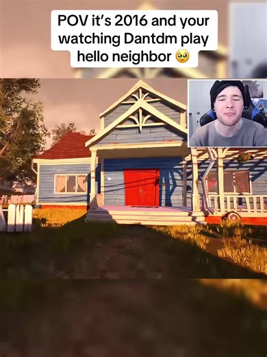 Exploring Dantdm's House in Hello Neighbor | Childhood Memories