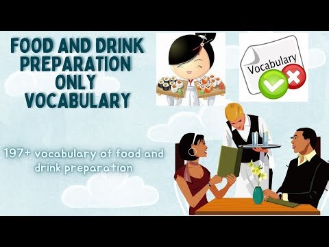 🍳 SSW FOOD SERVICE: Mastering the Art of Food and Drink Preparation Vocabulary! 🍹