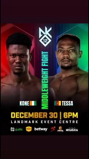 Tchitsou Zoukon Yanick Tierri on Instagram: "🔥🔥🔥 *LE TIGRE EST PRÊT À RÉVEILLER LE NIGERIA !* 🐯💥 Le 30 décembre 2025, le *LANDMARK EVENT CENTRE* de Lagos sera le théâtre d'un combat ÉPÉPINAIRE à #AKO12! 🇨🇲 vs 🇨🇮 Le capitaine de l'équipe nationale de MMA du Cameroun, THE @ *Indomitable Tiger* 🐯, l'homme le plus fort du Cameroun 🇨🇲, va affronter le redoutable ivoirien *MEMON* ! *LE TIGRE : La Fierté du Cameroun !* - Un combattant redoutable, puissant et déterminé 💪 - L'un des plus pui