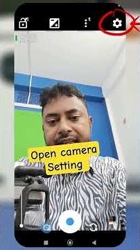 Open camera setting