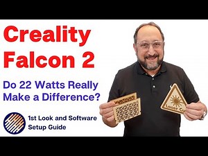 1st Look the New Creality Falcon 2 Laser Engraver! Setup Tutorial Inside