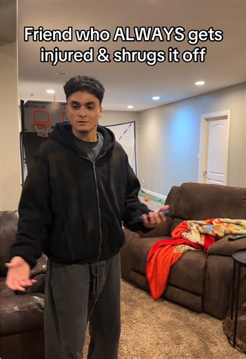 The Friend Who Always Gets Injured and Shrugs It Off