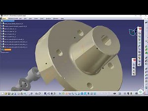 CATIA V5 Assembly Design Tutorial - Coupling Assembly, Mechanical & Automotive Engineering, Industri