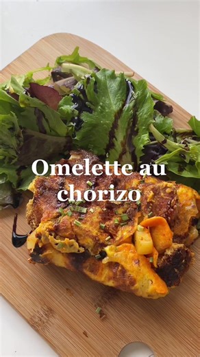 Recette Facile d'Omelette au Chorizo