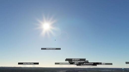 Supersonic pass from F18 jet msfs