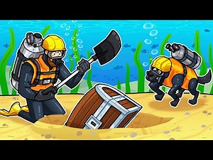 I dug DEEP UNDERWATER to find lost pirate treasure!