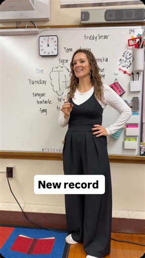 12K views · 187 reactions | Who else has twins that they constantly call the wrong name 浪 My other students are also used to me calling them their sibling’s name and just rolling with it. My Mom always said. ‘Hear what I mean, not what I say.’ Our new record is going to be TOUGH to beat! #brainstorm #kindergarten #kindergartenteacher #teacher #teachers #kindergartenteachers #teaching #lettersounds #alphabetactivities | Mrstessierkindergarten | Facebook