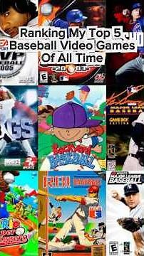 Ranking My Top 5 Baseball Video Games Ever ⚾🎮