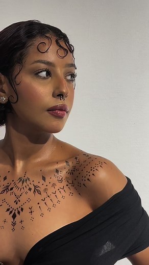 Chest henna tattooss. #beitelhenna #henna #hennaartist #hennadesign #hennaart #tattoo #chest
