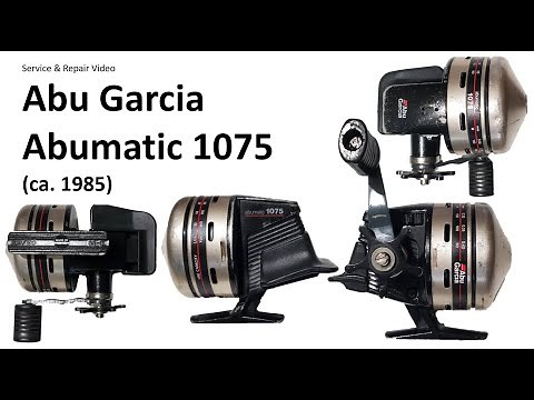 Vintage Abu Garcia Abumatic 1075 Spincast Fishing Reel Service and Repair
