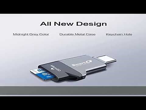 C356 Type-C MicroSD Card Reader with USB 3.0 Super Speed Technology, Supports MicroSDXC, MicroSDHC,