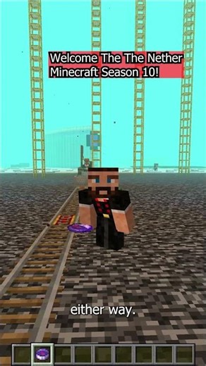 Visiting the Nether in Minecraft Hermitcraft Season 10