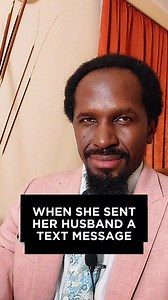 A text message from his wife | MARRIED & SAVED