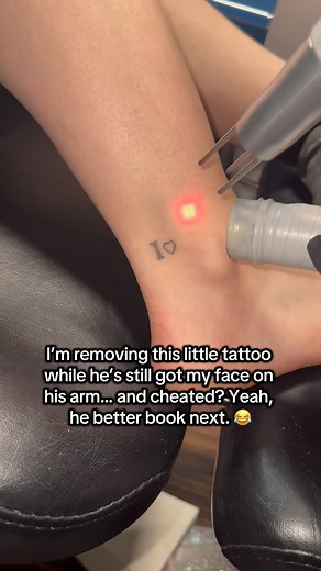 Cheated with her face still tatted on his arm? The audacity. 🙄 He’s next in line for removal. Done with ya ex? •Click the link in bio to move on to the next⚡️ •📞(800) 774-9058) •📲(214)971-1475) •📍5510 Abrams Rd #103, Dallas, TX 75214 #donewithyou #movingon #cheater #cheated #storytime #laser #lasertattooremoval #dtown #downlasertattooremoval #dtownlaser #fyp #changinglivesdaily #healing #tattooremoval | Dtown Laser Tattoo Removal & aesthetics LLC