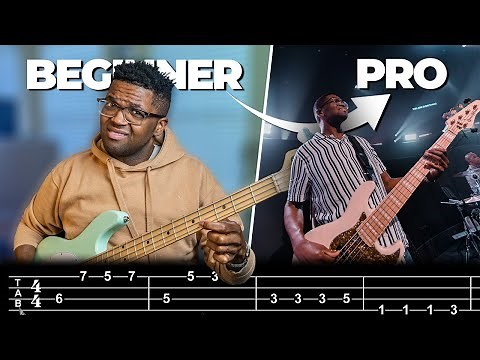 10 Slap Bass Grooves from (Beginner to PRO)
