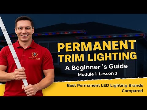 Lesson 3: Best Permanent LED Lighting Brands Compared (Gemstone, Trimlight, Omni)
