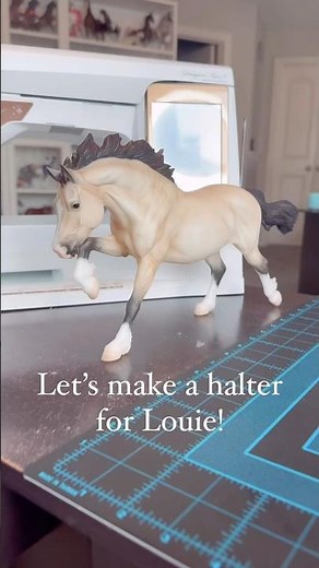 LET’S MAKE A HALTER! 🤩 #breyers #schleich #horsetack #crafty #breyerhorses #miniature #collect