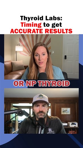 💡 Thyroid labs 101 — when you draw them matters more than you think. For the most accurate results: ✅ Get your labs first thing in the morning, fasted. ✅ If you’re on Armour or NP Thyroid, skip your dose that morning — it can spike your T3 levels. ✅ If you’re on levothyroxine only, timing doesn’t change much — it stays in your system longer. The biggest key? Be consistent. Same time. Same routine. Every time. That’s how you really track progress. 👏 Robin Riddle, FNP-C explains in this reel! #T
