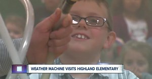 Andy Parker's Weather Machine visits Highland Elementary