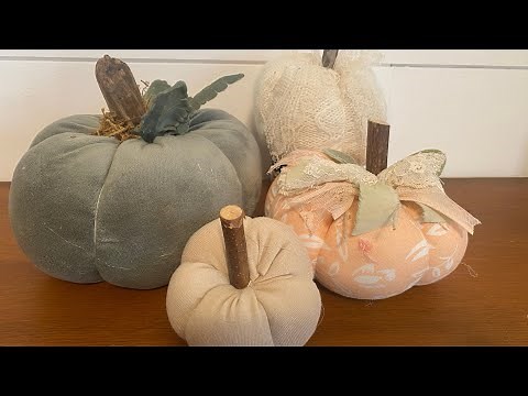 Easy DIY Cloth Pumpkins for Fall Decor