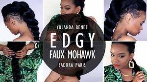 26K views · 803 reactions | Need an edgy style for a night out...then here's the tutorial for you. This is a video collab I did with Sadora Paris. We show you how to achieve similar looks on both short and medium length hair. To see an extended version with step by step instructions see the video in the comments. | Yolanda Renee | Facebook