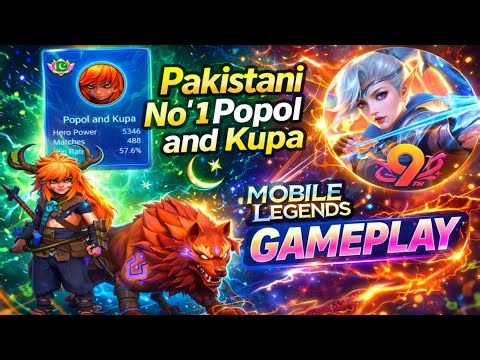 Popol and Kupa Rank Destroyer 😈 | High Rank Gameplay #pak No 1 #mlbb # mlbb game play