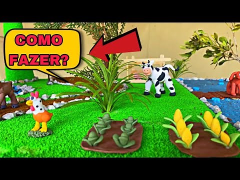 COMO FAZER MAQUETE DE FAZENDA!? PASSO A PASSO