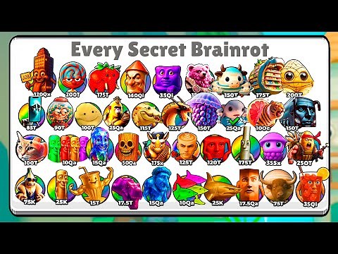 I Unlocked EVERY SECRET BRAINROT in Brainrot Evolution! (Roblox)