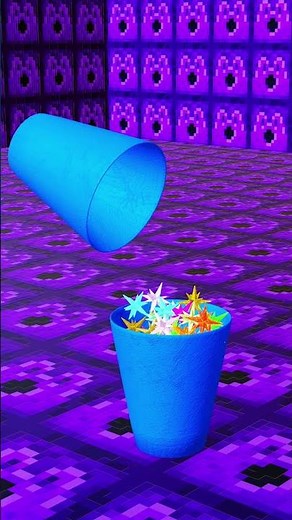 🌟 Endless Glitter Stars Flow - Satisfying 3D Loop #shorts #asmr #3danimation #3dsatisfying