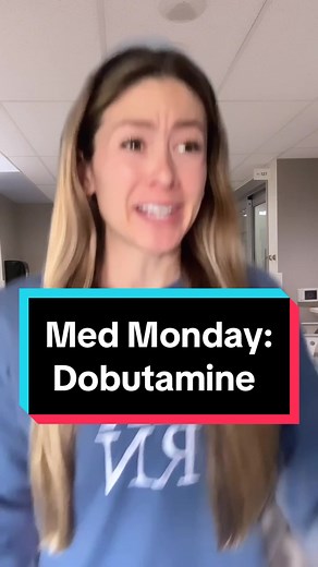 ❤️ Find this med information & 60 other medications with our quick & easy access ER Medication Cheat Sheet! Click the link in our bio!🫶🏻⁣ ⁣ 💊Dobutamine works by stimulating beta-1 adrenergic receptors in the body, leading to increased contractility of the heart. Dobutamine also causes dilation of blood vessels by binding to beta-2 adrenergic receptors that leads to relaxation and widening of blood vessels, which in turn lowers systemic vascular resistance.⁣ ⁣ 💊The most common side effects of