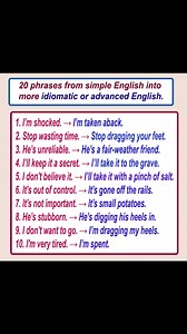 2.7K views · 37 reactions | 27-Oct-2024 English tutorial -1 Learn 20 English sentences simple to Advance English #advancedenglish #English #learnenglish #learnenglishonline #dailyenglishlesson #learnukenglish #englishtipseveryday #englishvocabulary #englishteacher | English Learning | Facebook