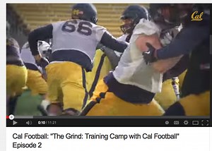 Cal Football Video Feature: Watch Second Episode of 'The Grind'