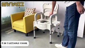 Watch Bedside Commodes, Bedside Toilet, Commode Chair, Height Adjustable Adult Potty Chair on Amazon Live