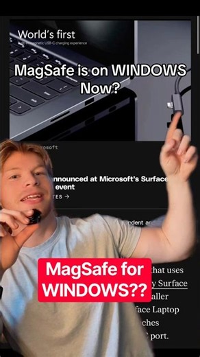 Windows finally got MagSafe?! 🤯