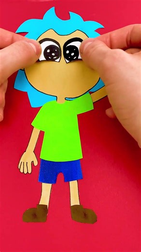 Easy Paper Craft 😍 Let's Create Boo from Chaka Kids #shorts #diy #chakakids