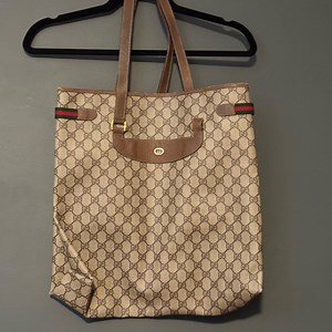Authentic Vintage GUCCI REHAB Tote **Repair needed on handle**