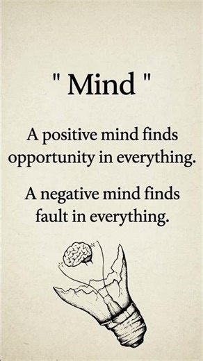 The Power of the Mind: Positive vs Negative Thinking #quotes #motivation #shortsfeed