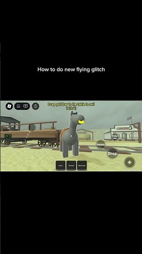 How to do new flying glitch in dead rails #roblox #deadrails
