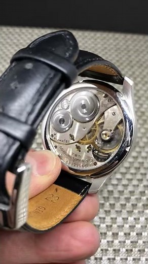 An Elgin pocket watch to wristwatch conversion