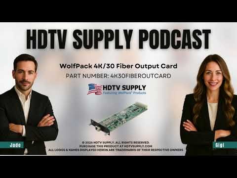 WolfPack 4K/30 Fiber Output Card