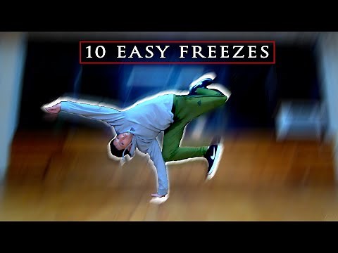 10 Basic Break Dance Freezes with Names [Bboy Moves] 🤸
