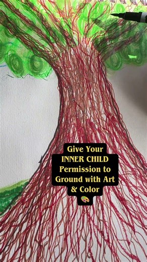Ground Yourself with Art & Color #healingtechniques
