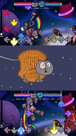 Friday Night Funkin' Nyan Cat Remix but Bf, Gf sings - FNF mod #nyancat #fnf #fnfmods