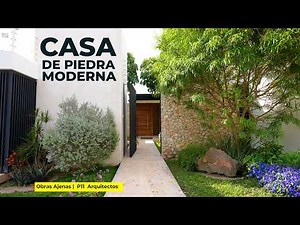 MODERN STONE HOUSE with materials from the Mérida region | EXTERNAL WORKS | P11 ARCHITECTS