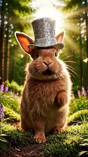 Cute bunny dancing and singing 😍 #bunny #kids #cartoon #cute