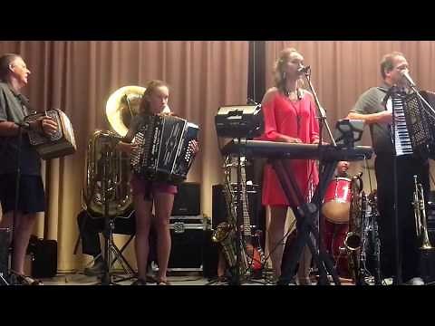 Addie & Mollie B playing the Beer Barrel polka - 6/24/2017