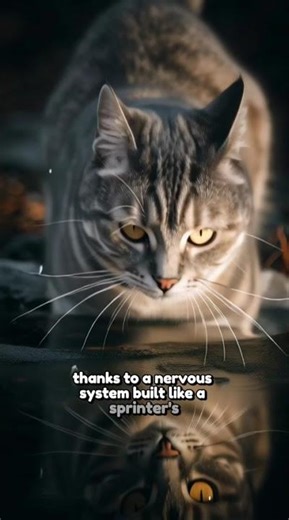 Why Cats Move So Fast! #cats #catfacts #sciencefacts #shorts